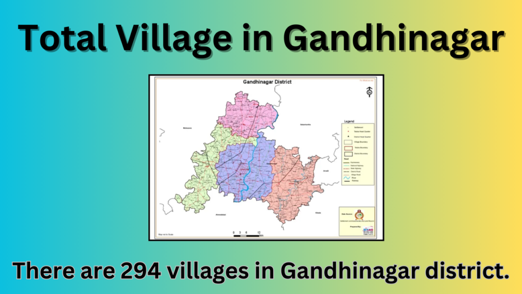 Total village in Gandhinagar: