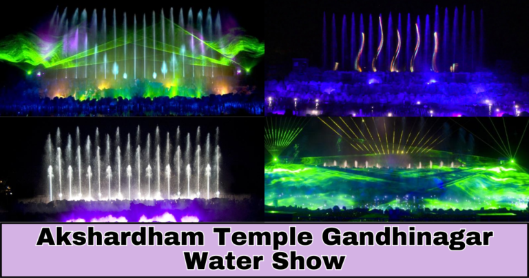 akshardham temple gandhinagar water show : The Enchanting Sat-Chit-Anand Water Show