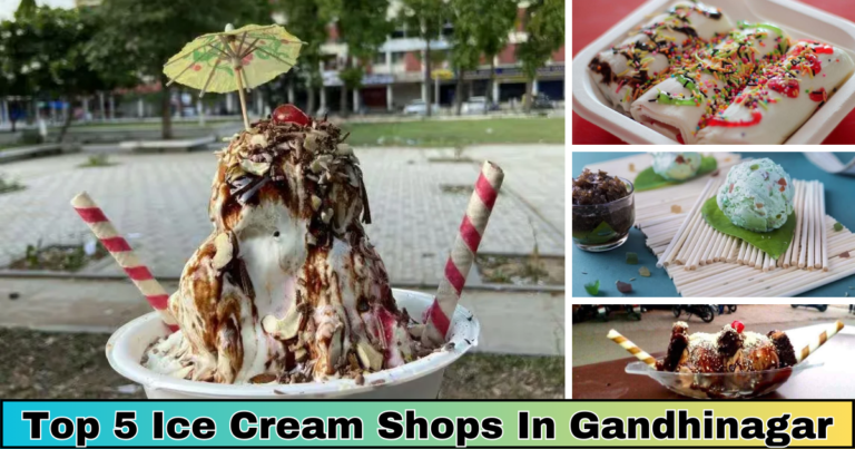 top 5 ice cream shops in gandhinagar